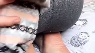 Black Amateur Explore Hot Foot Fetish