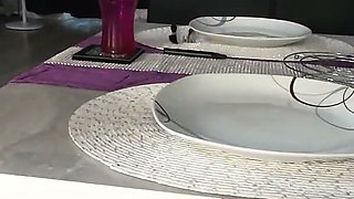 Dinner with Family/stepbrother Sucked Empty Under the Table