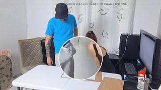 Fanny Flashes for Delivery Guy