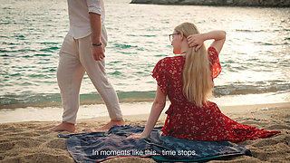 We Found a Secret Beach for Outdoor Sex - Real Amateur Couple