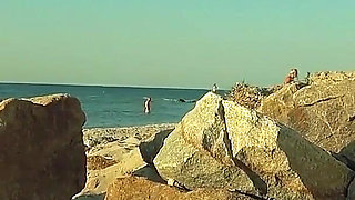 Amazing Blowjob on the Beach - Lots of Cum All Over My Face