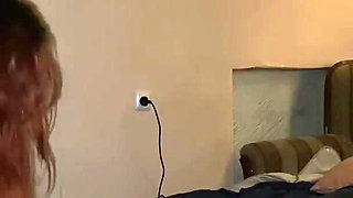 A submissive wife licks foot, blowjob, rides till her Master cumshot, gets fingered till squirts