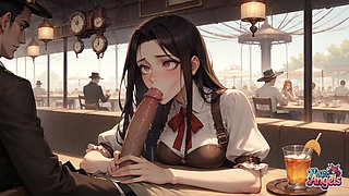 Creamy Steampunk Seduction: Maid's Whipped Cream Explosion