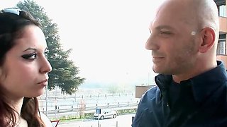 Amateur Italian MILF with Big Tits Takes Monster Cock in Ass and Mouth Cumshot