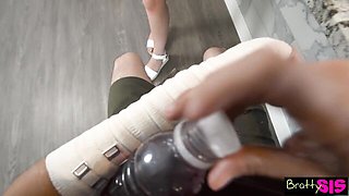 Ricky Spanish and Ashley Alexander's blowjob video by Bratty Sis