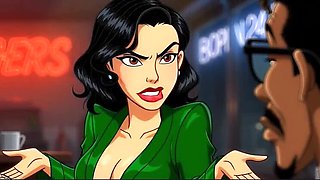 Dirty Toilet Fuck: Slut Wife Cheats in Public Hentai Cartoon