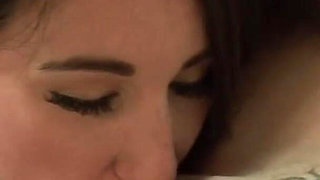 Pussy licking after a late night swim