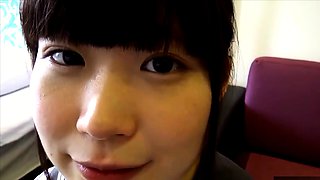 Japanese Girl In School Uniform Gives Blowjob Uncensored