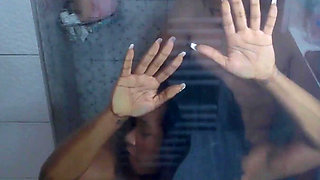 Big Booty Ebony Fucked Hard in Shower - Kiki Minaj