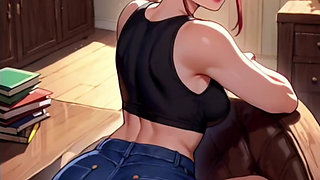 Hentai anime - without a condom because it feels richer