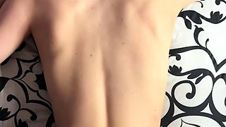 Hot real amateur brunette gives her boyfriend a POV blowjob