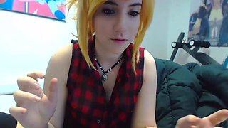 Amateur Blonde Teen Plays Solo with Toy Webcam Porn