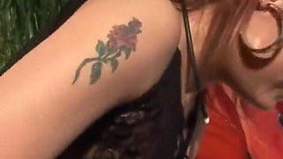 German hot girl does blowjob and fucking on the table