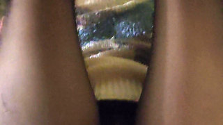 Goode Girl Nylonplay with Hubby's Cock and Balls