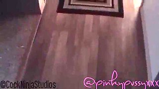 Step Sister Seduces Step Brother in Shower - Pinky Pussy & Cock Ninja Taboo Fuck