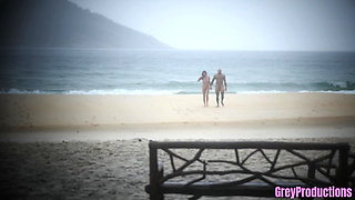 Public Beach Fuck -- Vow Renewals and Cum on My Face