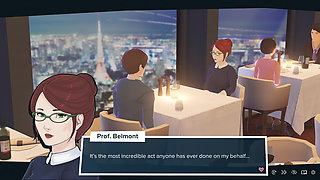 Quickie a Love Hotel Story: Professor Giving Foot Job to Her Student in the Restaurant He Busted Nut in His Pants - Episode 6