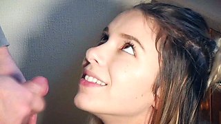 Amateur Blonde Teen Blowjob Cumshot Swallow