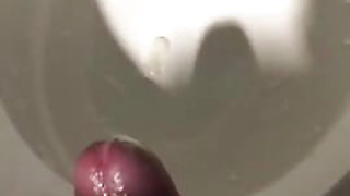 In A Public Toilet Using The Toilet To Fuck & Shooting My Load Into The Toilet!