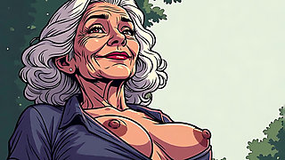 Topless Cartoon Grannies
