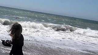 Experience the Ultimate POV Blowjob on Nichols Beach