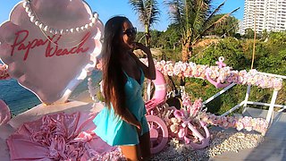 Big butt Thai girlfriend hardcore anal
