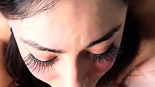 Delirious brunette whore riding big cock hardcore