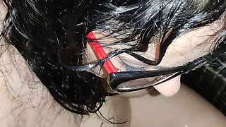 PISS WHORE Deep Throat Bubble Blowing Cum And Piss Whore