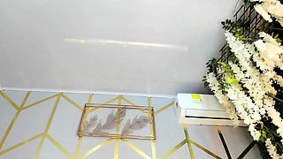 Chubby Brunette Big Boobs Dildo Masturbation