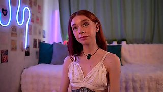 Small titted teen from EU masturbating