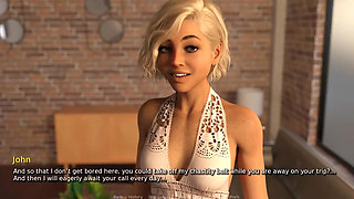 My Hotwife - Gameplay - Roleplay - Beach Oily Fuck with BBC & Vacation with BBC Cock