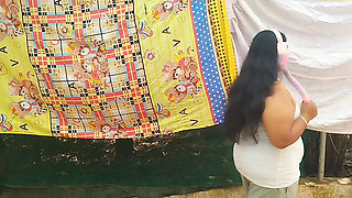Indian Girl Going Naked Bts, Different Angles, Showing Her Sexy Ass and Boobs