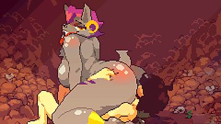 Pixel art, animation porn game, hairy