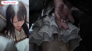 Pure Center Idol Falls. Public Toy Tease with Breathless Slips