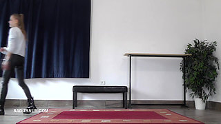 The Slave Is Naked, so Bonnie Dolce Punishes Him