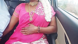 Telugu Dirty Talks Sex Saree Aunty Fucking Auto Driver Car Sex Part 3