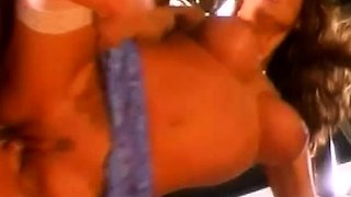 Schoolgirl brunette doggystyle and blowjob