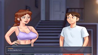 Throwing a party can be tough in Summertime Saga