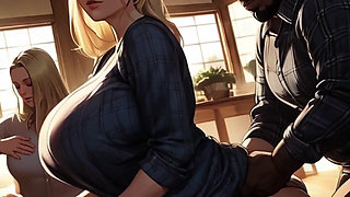 Spicy Toons: My Blonde Stepdaughter the Cocktease, the Full Movie