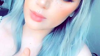 Great Big Boobs On Masturbating Redhead