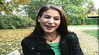 Teenenger Fucked in the Park and Squirted in Mouth