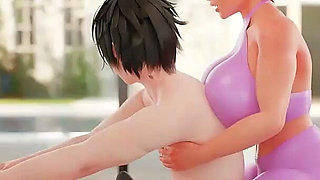 Post-workout Stretching Leads to an Intense Riding Session with Zoe - Mansion Days - Part 1 - Brim - by Porn Game 4u