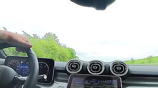 Taxi Creampie Drive