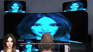 Sexbot Emily Panties Creampie - Anal BDSM Group Fuck in 4K Hentai