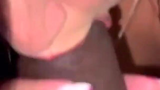 Naughty Wife Gives a Blowjob and Rides Her Husband's Cock Until He Cums All Over Her