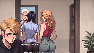 My New Girlfriend Taboo Hentai Game Ep.49 My Step Sis Grabbed My GF's Ass in Front of Her Stepfather!