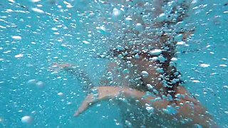 Amateur Hungarian MILF Gets Fucked in Pool by Ex - Outdoor Creampie & Deep Throat