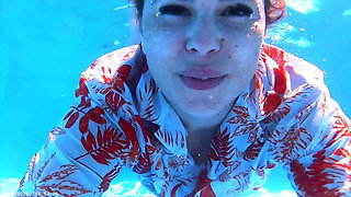 Long Breath Holding Underwater