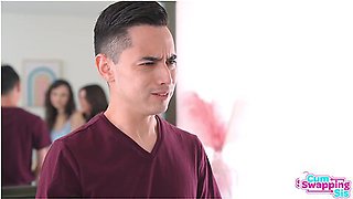 Liz Jordan Suggests To Stepbro, Lets Play The Blowjob Challenge, Whose Mouth Is This?