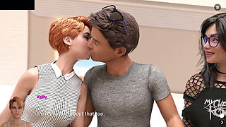 The Spellbook Corruption Plane Threesome Sex - 3D Animated Porn Game #16